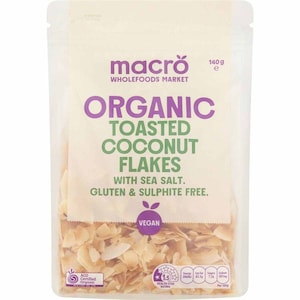 Macro Organic Toasted Coconut Flakes 140g