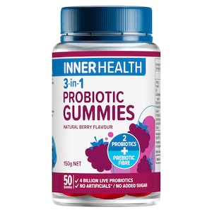 Inner Health Adults 3-In-1 Probiotic Gummies 50s
