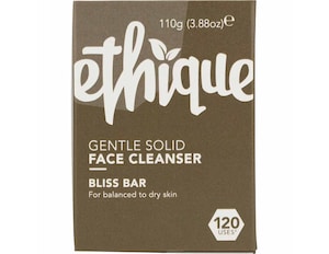 ETHIQUE Solid Face Cleansing Bar Bliss Bar for Normal to Dry Skin 110g