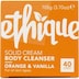 Ethique Solid Cream Body Cleanser Orange & Vanilla 105g