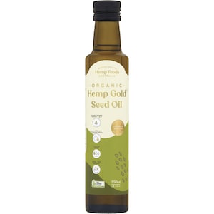 Hemp Foods Australia Organic Hemp Gold Seed Oil 250ml