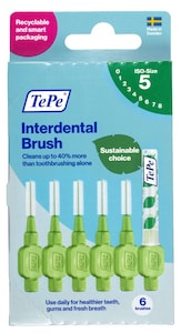 TePe Interdental Brush 0.8mm Green 6 Pack