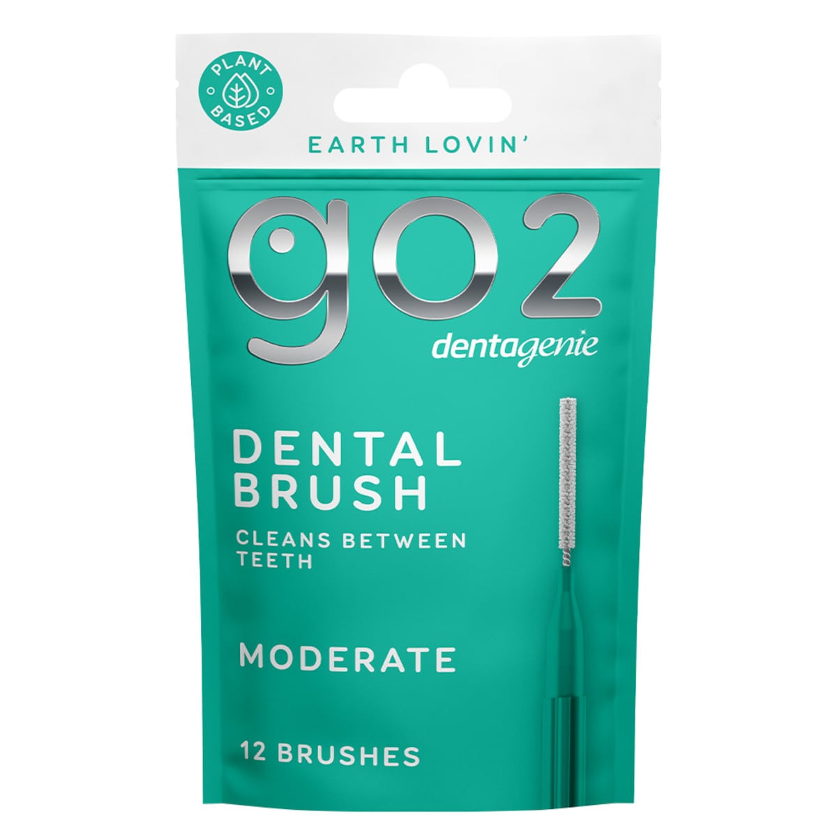 GO2 Dentagenie Interdental Brush Moderate 12 Pack