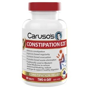 Carusos Constipation Eze 60 Tablets