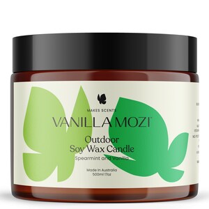 Vanilla Mozi Bite-Proof Soy Wax Candle 500ml