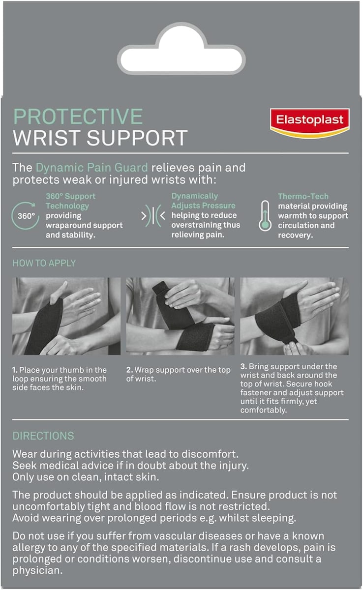 Elastoplast Sport Adjustable Wrist Support One Size 1 Pack