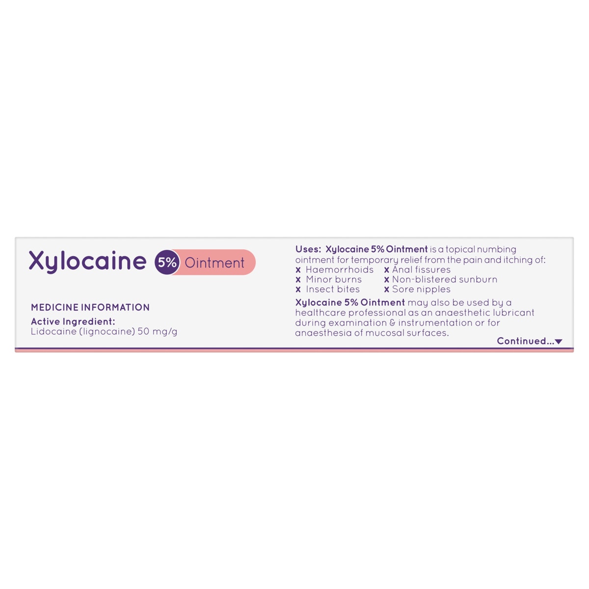 Xylocaine 5% Ointment 15g