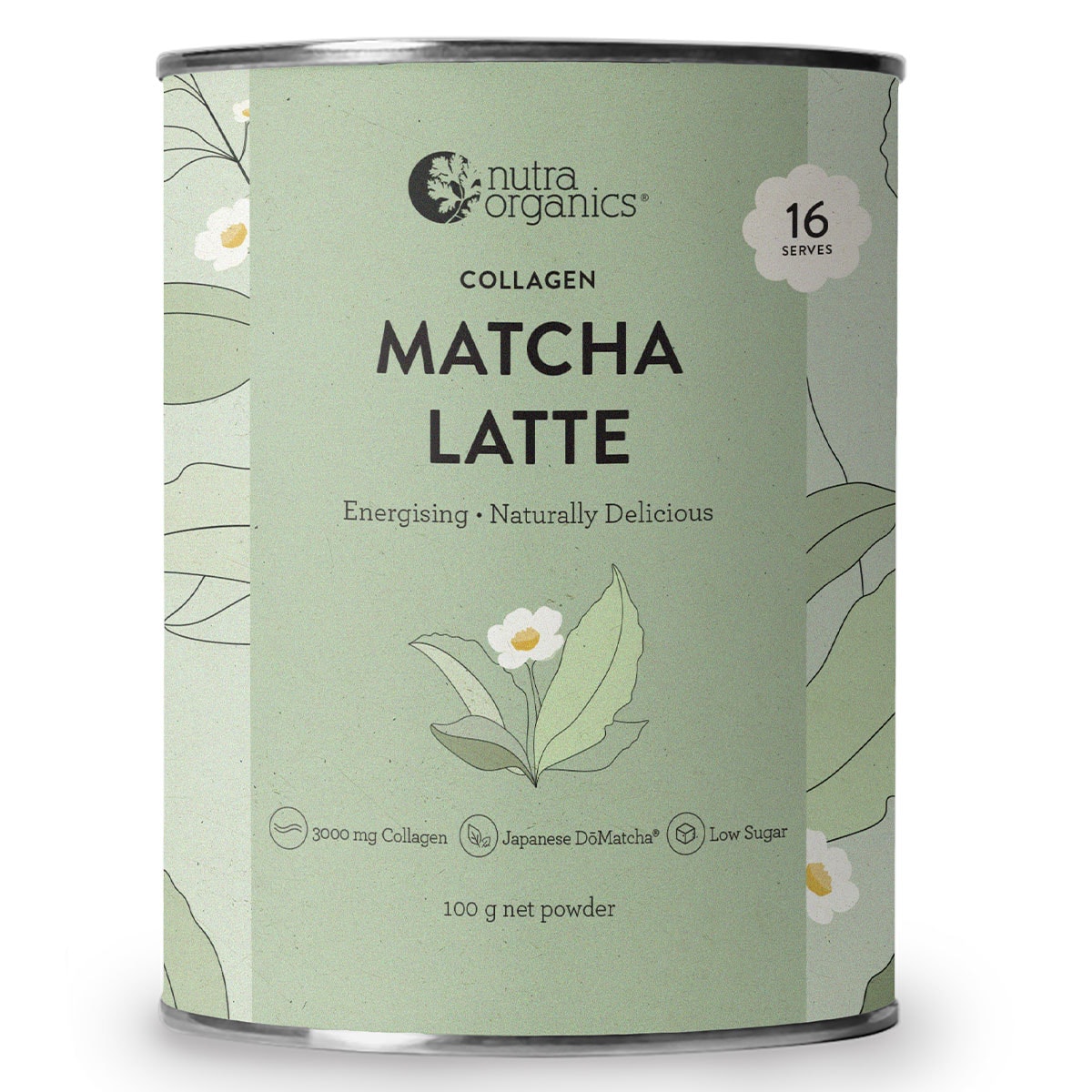 Nutra Organics Collagen Matcha Latte 100g