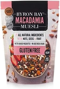 Byron Bay Macadamia Muesli Gluten Free Mix Vegan 350g