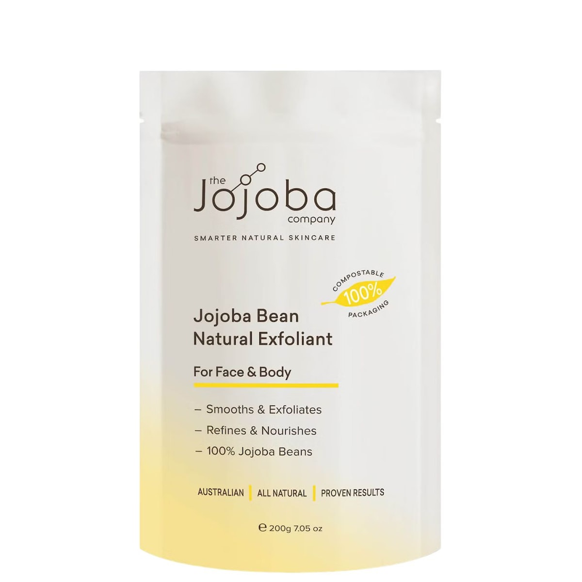 The Jojoba Company Jojoba Bean Natural Exfoliant 200g