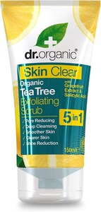 Dr Organic Organic Tea Tree Exfoliating Face Scrub 150ml