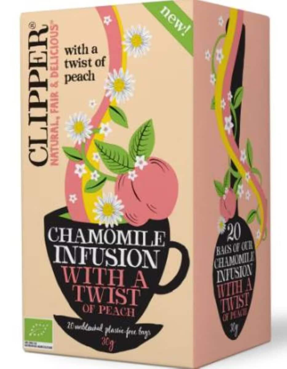 Clipper Chamomile Infusion With a Twist Of Peach 20 Tea Bags