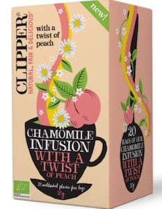Clipper Chamomile Infusion With a Twist Of Peach 20 Tea Bags