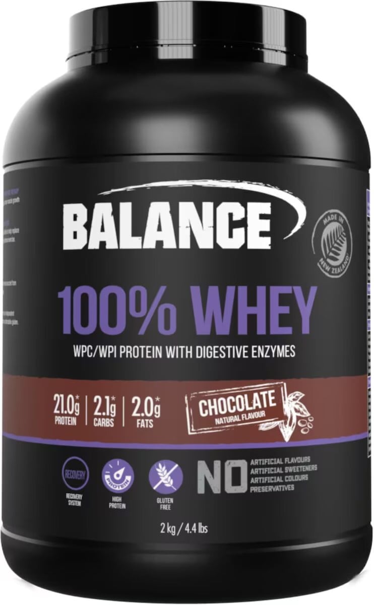 Balance 100% Whey Protein Powder Chocolate 2kg