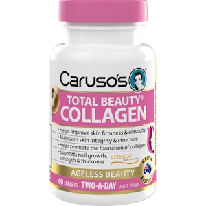 Carusos Total Beauty Collagen 60 Tablets