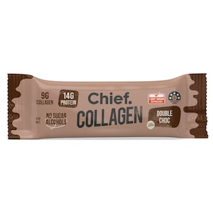 Chief Collagen Protein Bar Double Choc 45g