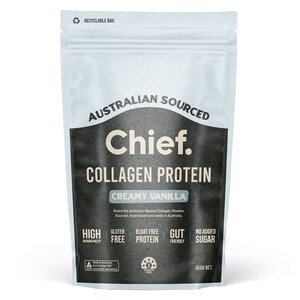 Chief Australian Collagen Protein Powder Creamy Vanilla 450g