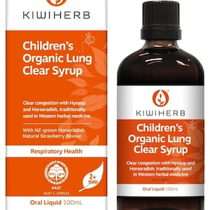 Kiwiherb Children's Organic Lung Clear 100ml