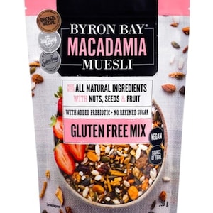 Byron Bay Macadamia Muesli Gluten Free Mix Vegan 350g