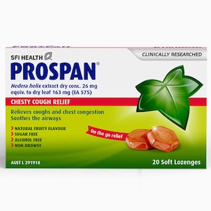 Prospan Chesty Cough Relief Lozenges 20 Pack