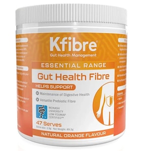 Kfibre Essential Gut Health Fibre Orange Flavour Tub 80g