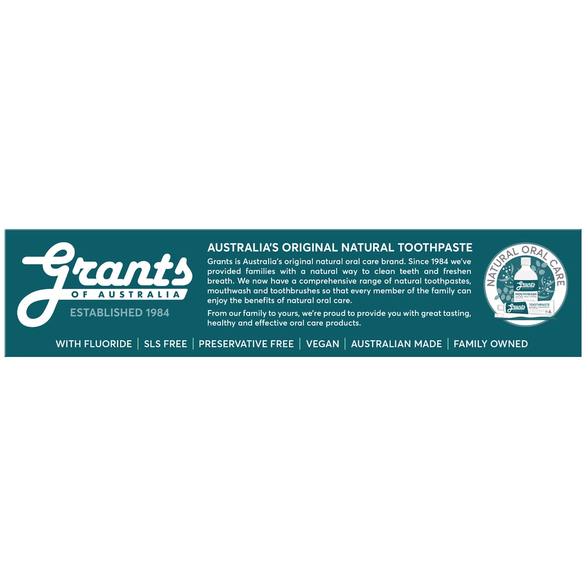 Grants Complete Care Toothpaste with Fluoride 110g