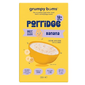 Grumpy Bums Banana Porridge 200g