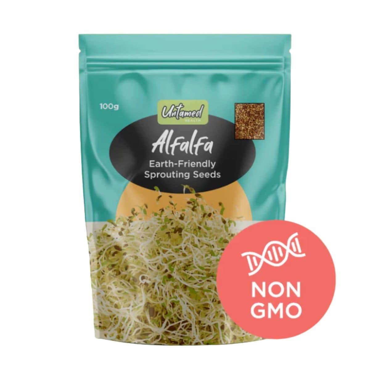 Untamed Health Alfalfa Sprouting Seeds 100g