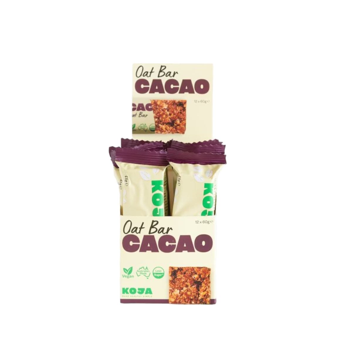 Koja Oat Bar Cacao 12 x 60g