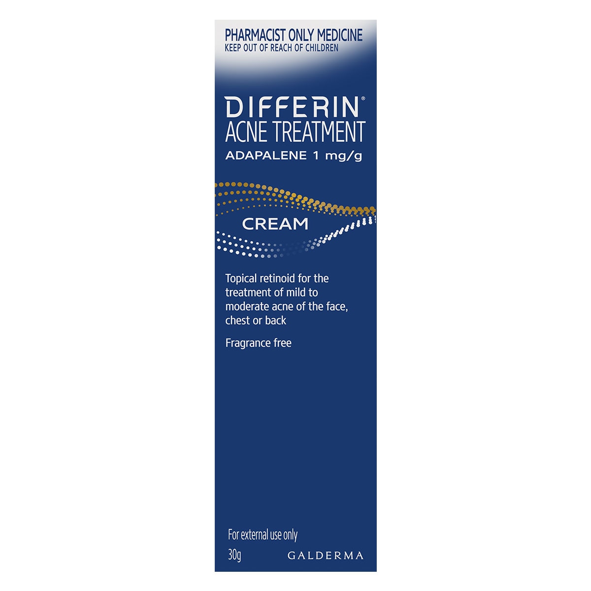 Differin Adapalene (0.1%) Acne Treatment Cream 30g