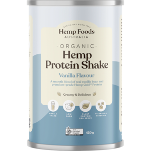 Hemp Foods Australia Organic Hemp Protein Vanilla 420g