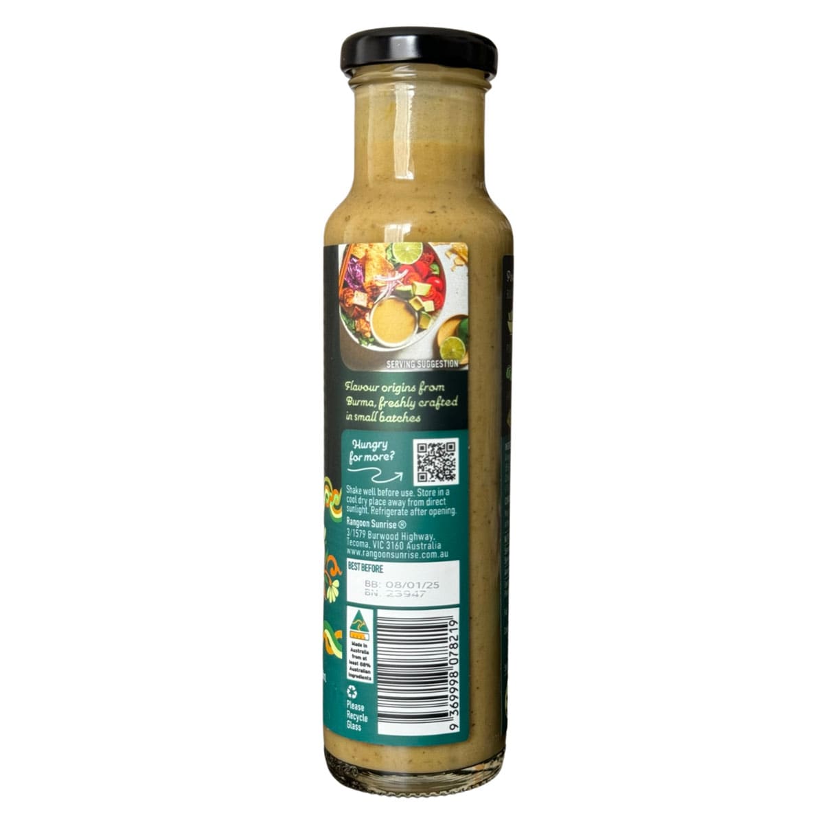 Rangoon Sunrise Poke Bowl Dressing Sesame & Lime 250ml