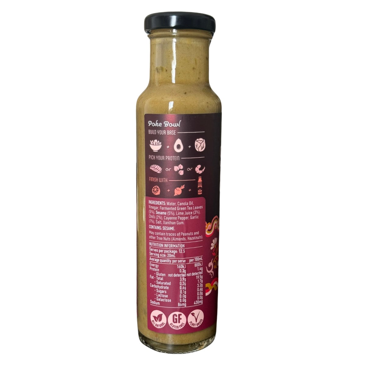 Rangoon Sunrise Poke Bowl Dressing Sesame & Chilli 250ml