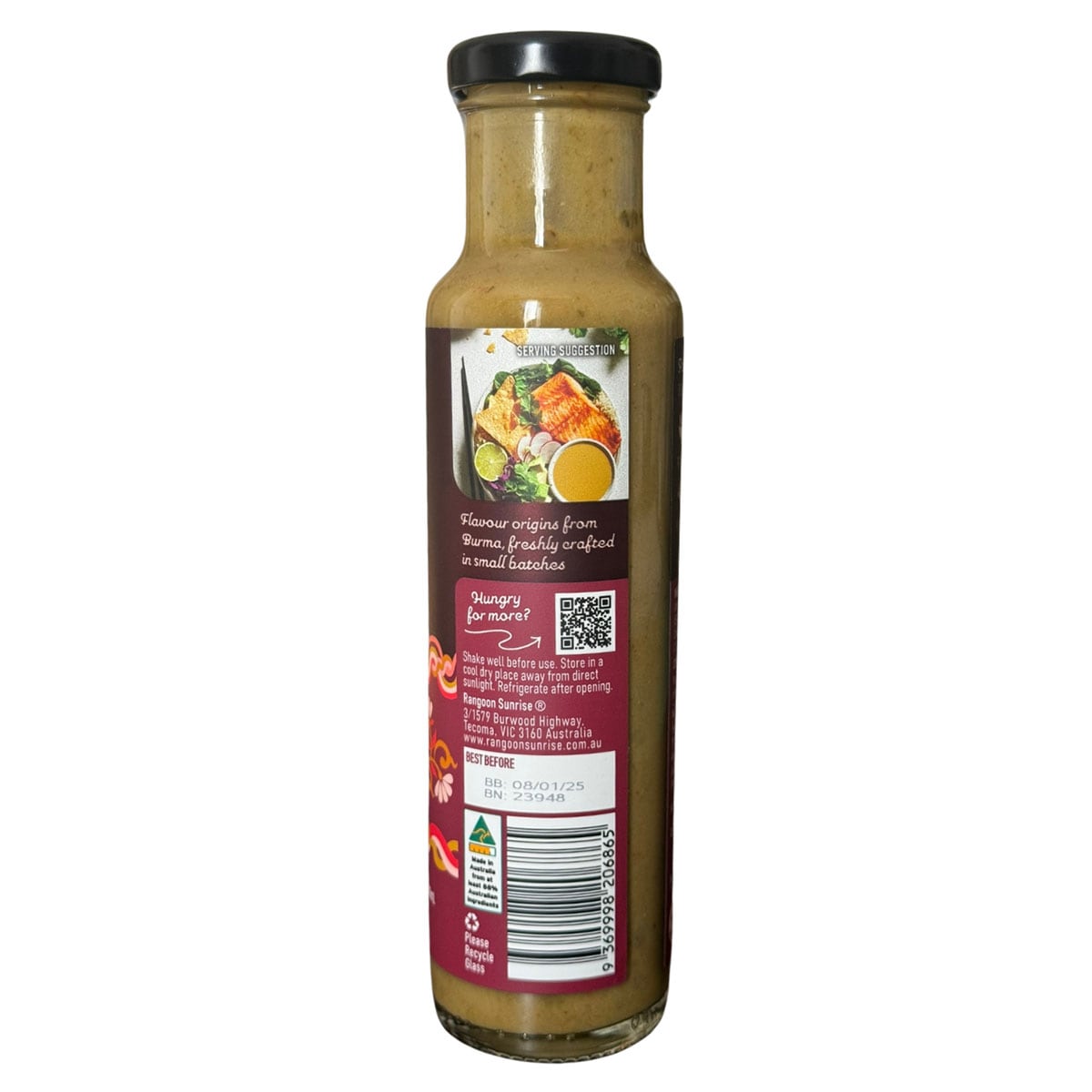 Rangoon Sunrise Poke Bowl Dressing Sesame & Chilli 250ml