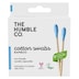 The Humble Co Cotton Swabs Blue 100 Pack