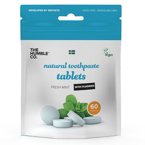 The Humble Co Toothpaste Tablets With Fluoride 60 Pack