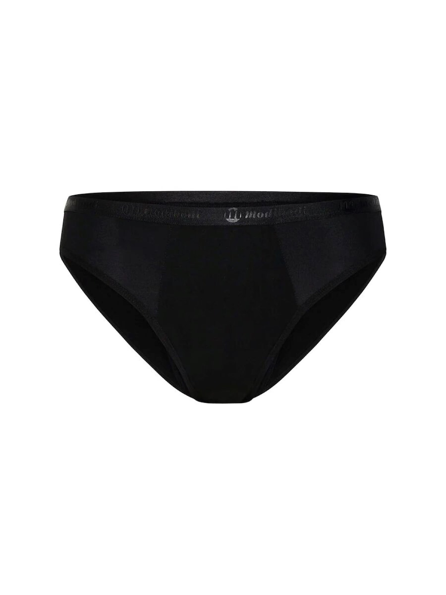 Modibodi Classic Bikini Period Underwear Heavy-Overnight Black 12/M