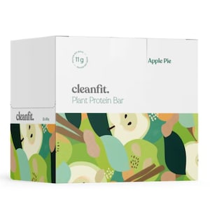 CleanFit Plant Protein Bars Apple Pie 12 x 50g