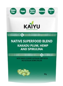 Kaiyu Superfoods Native Superfood Blend Kakadu Plum Hemp and Spirulina 80g