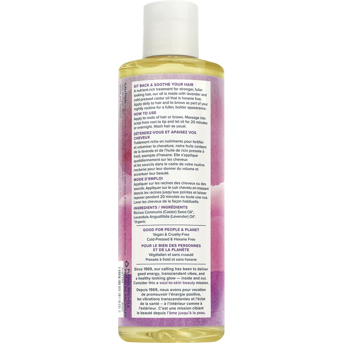 Heritage Store Lavender Castor Oil 237ml