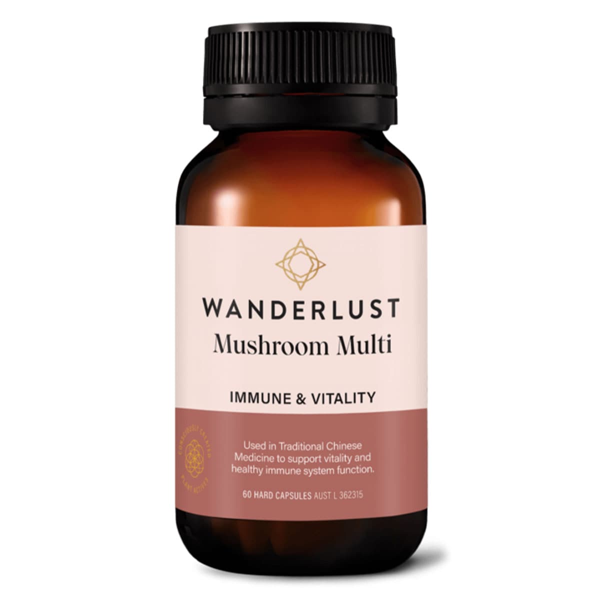 Wanderlust Mushroom Multi 60 Capsules | Healthylife Australia