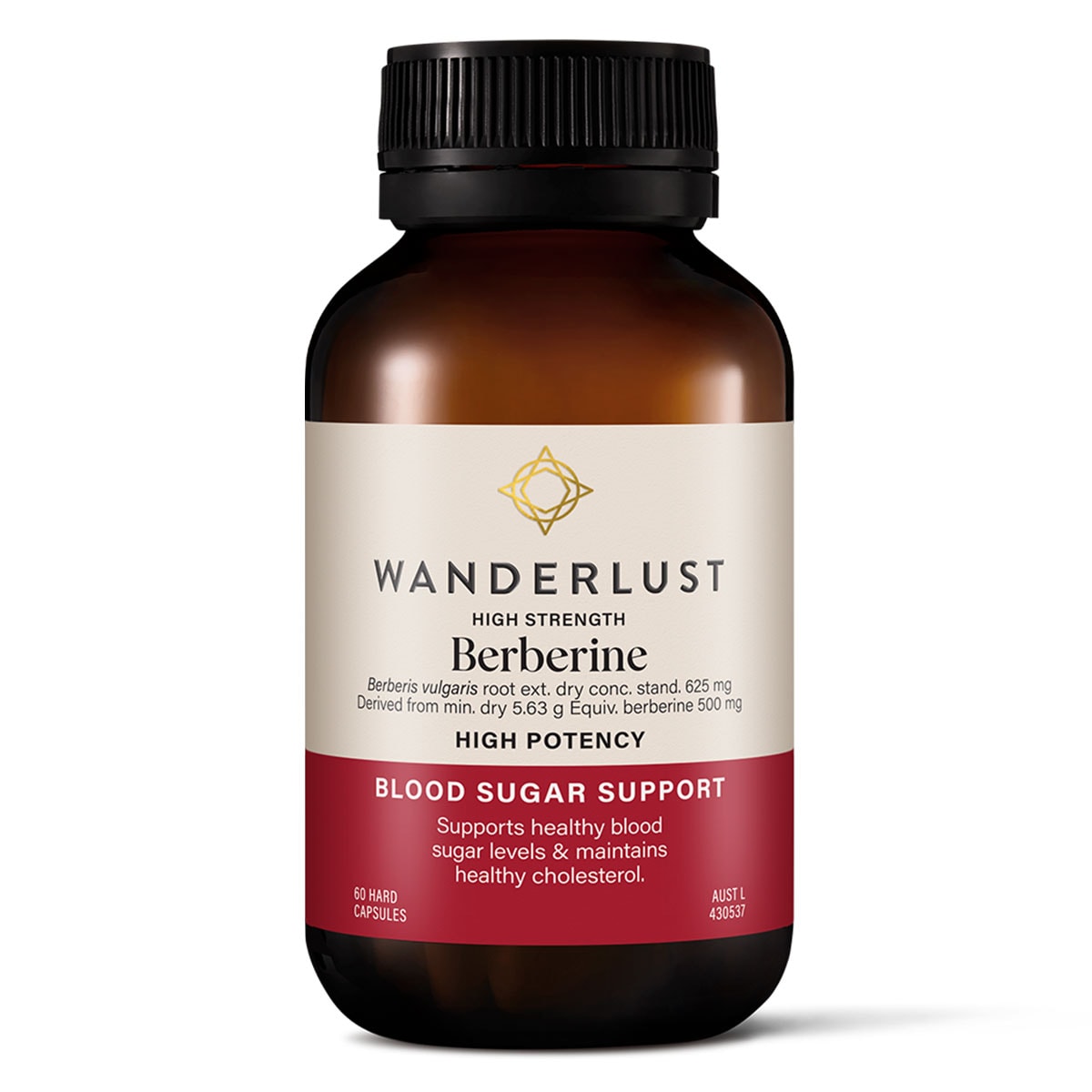 Wanderlust Berberine Capsules 60 | Healthylife Australia