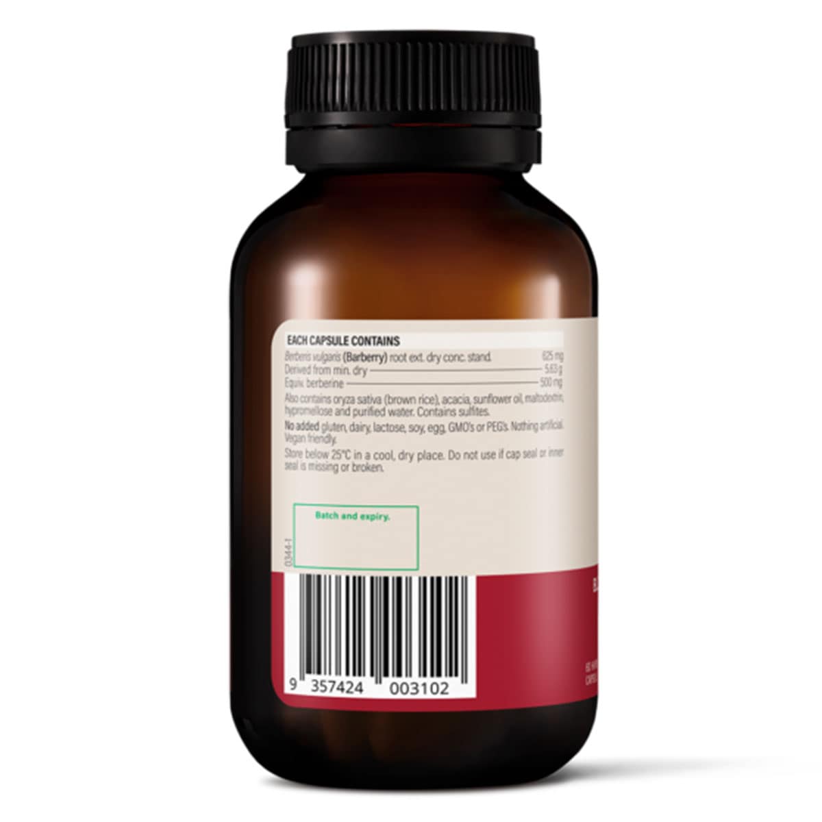 Wanderlust Berberine Capsules 60 Capsules