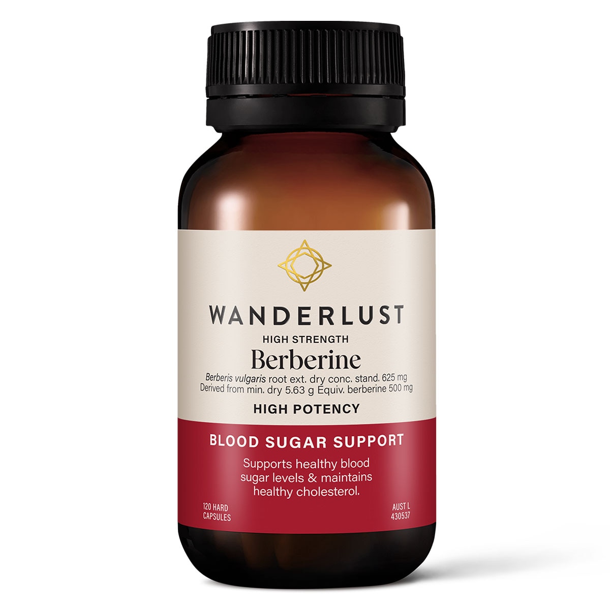 Wanderlust Berberine Capsules 120 | Healthylife Australia