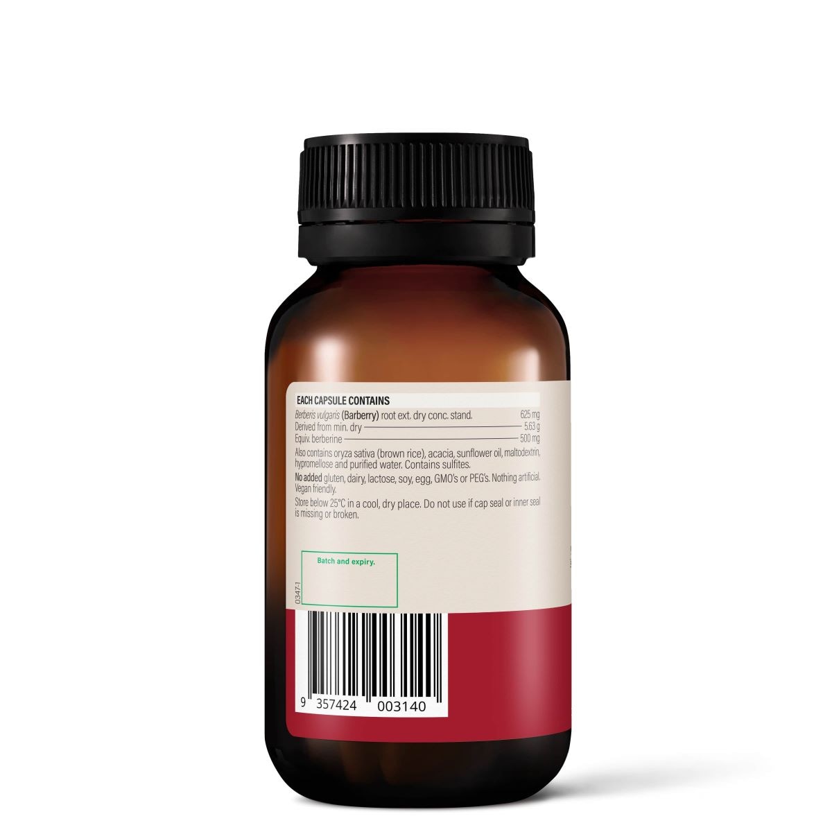 Wanderlust Berberine Capsules 120 Capsules