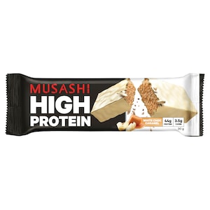 Musashi High Protein Bars White Choc Caramel 12 x 90g