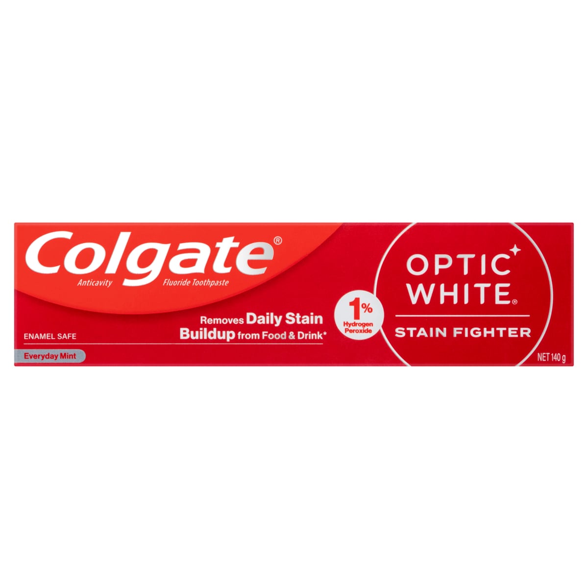Colgate Optic White Sparkling White Toothpaste Mint 140g