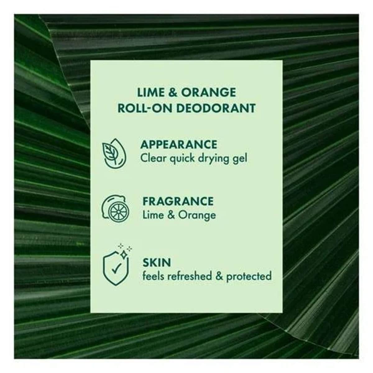 A'kin Desert Lime & Orange Deodorant Roll-On 65ml