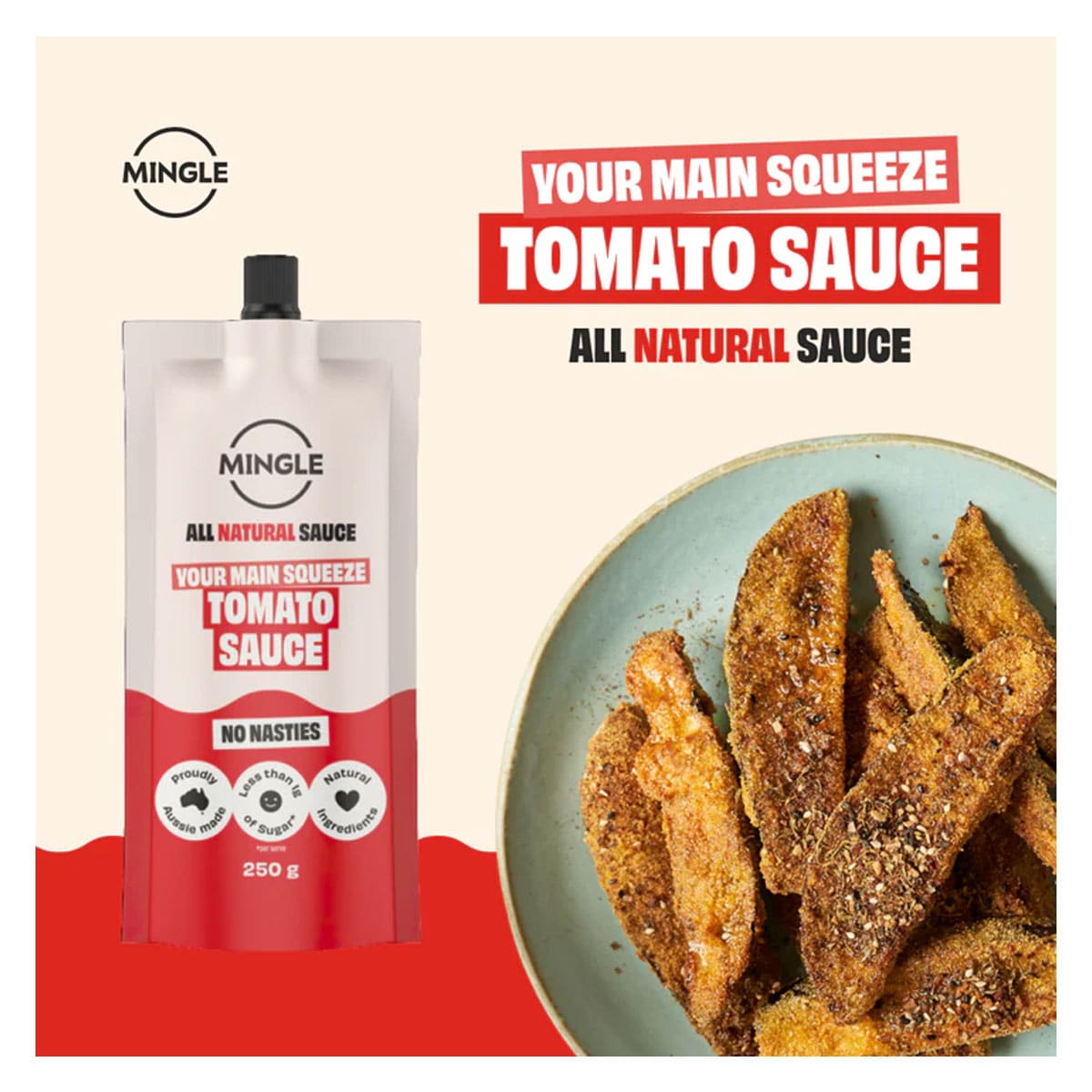 Mingle Your Main Squeeze Sauce Tangy Tomato 250g