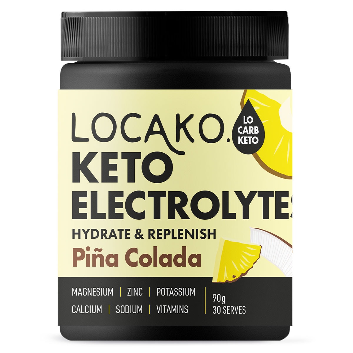 Locako Keto Electrolytes - Pina Colada 90g